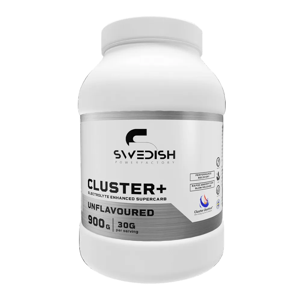 Swedish Powerfactory Cluster Dextrin kolhydrat med elektrolyter för uthållighet och prestation