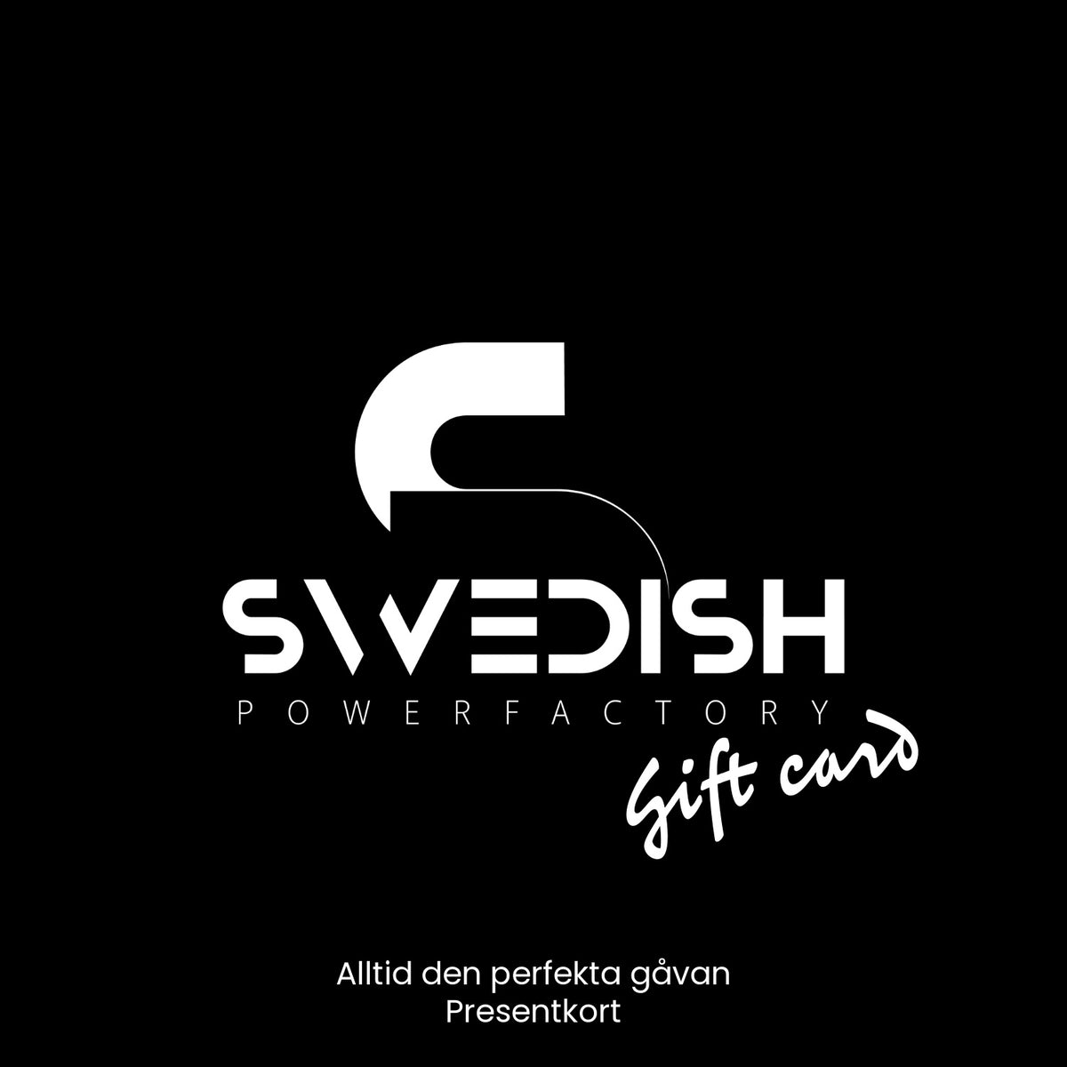 Presentkort Swedish Powerfactory present 