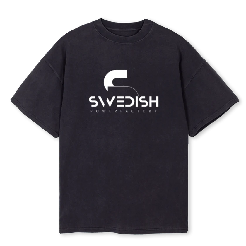 Swedish Powerfactory SPF Member t-shirt svart träningskläder